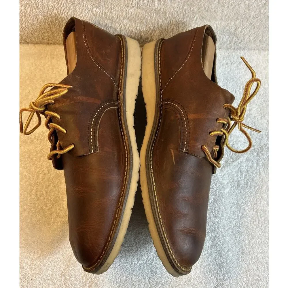 Red Wing Heritage 3303 Copper Rough and Tough Weekender Oxford Shoes US 9 D